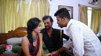 Desi Girlfriend Threesome Sex 2024 Goddesmahi Desi Porn Video
